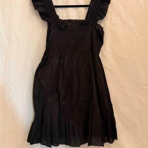 Hill House Elizabeth Nap Dress - Black Cotton Voile